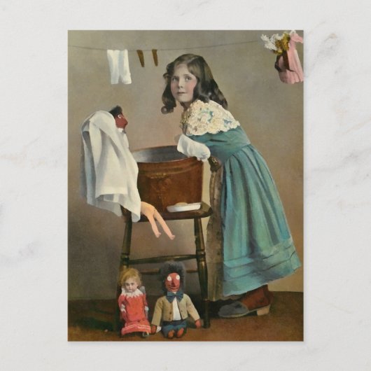 DE KINDEREN GEVEN MIJ ZO VEEL WERK BRIEFKAART (Voorkant)