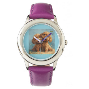 De Kinderen Puppy  leren horloge