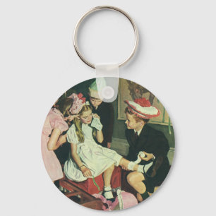 De  Kinderen spelen Pin op het Lusje op de Donkey Sleutelhanger