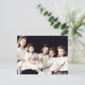 De kinderen van de laatste Tsaar van Rusland Briefkaart (Staand voorkant)