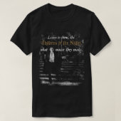 De kinderen van de nacht t-shirt (Design voorkant)