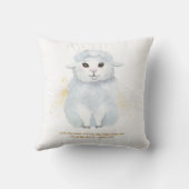 De Kinderen van het lam van God illustratie Nurser Kussen (Achterkant)