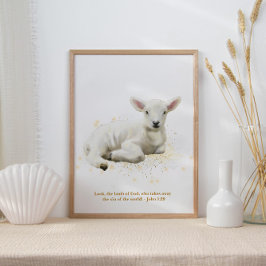 De Kinderen van het lam van God illustratie Nurser Poster