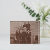 De kinderen van John & Mary Rupp ongeveer 1875 Briefkaart (Staand voorkant)