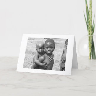 De kinderen van Kue Feestdagen Kaart