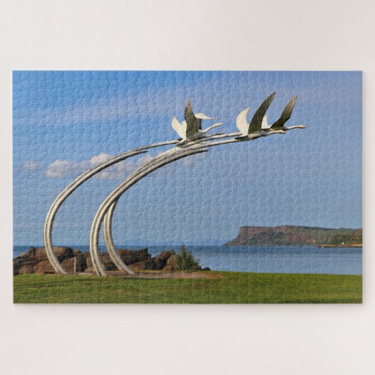 De kinderen van Lir, Ballycastle, Noord-Ierland Legpuzzel (Horizontaal)