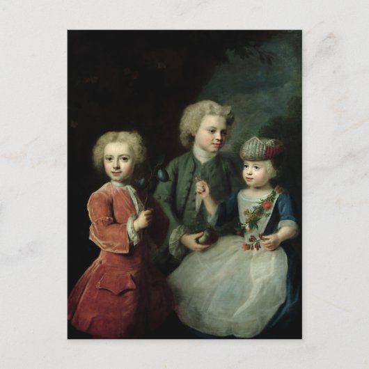 De kinderen van raadslid Barthold Briefkaart (Voorkant)