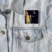 De kinderen van Thomas Wentworth Vierkante Button 5,1 Cm (In situ)