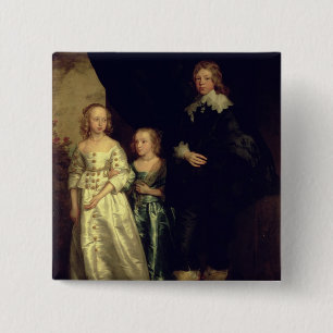 De kinderen van Thomas Wentworth Vierkante Button 5,1 Cm