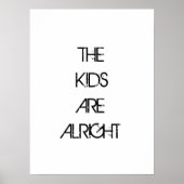 De Kinderen zijn het Poster van de Oké Typografie (Voorkant)