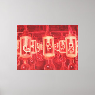 De kinderfabriek canvas afdruk