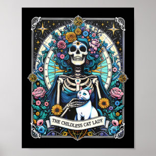 De kinderloze Cat Lady Tarot Kaart Kamala Harris 2 Poster