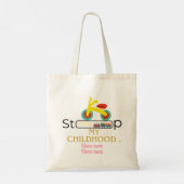 De kindertijd komt terug tote bag (Achterkant)
