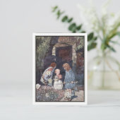 De kindertuin van Charles Robinson Briefkaart (Staand voorkant)
