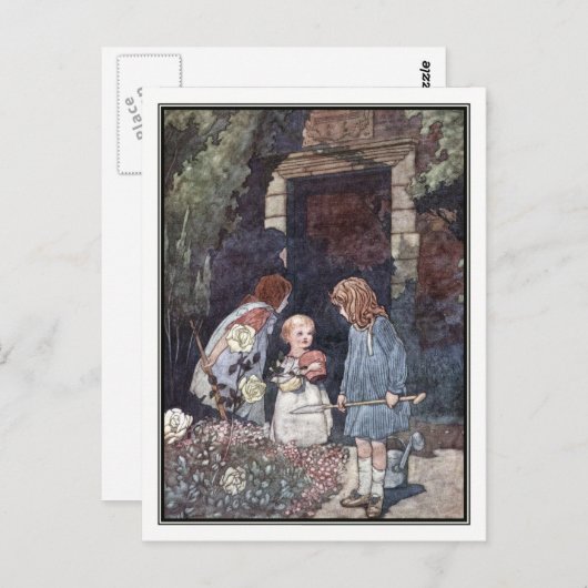 De kindertuin van Charles Robinson Briefkaart (Voorkant / Achterkant)