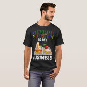 De kindervoeding van de Kafeteria Lunch Lady is mi T-shirt (Voorkant volledig)