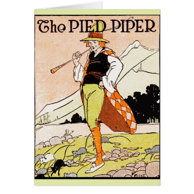 De kinderzuster van het Pied Piper (Voorkant)