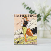 De kinderzuster van het Pied Piper Briefkaart (Staand voorkant)