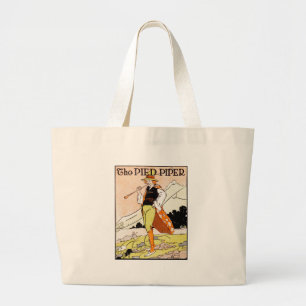 De kinderzuster van het Pied Piper Grote Tote Bag