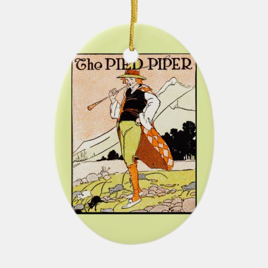 De kinderzuster van het Pied Piper Keramisch Ornament (Voorkant)