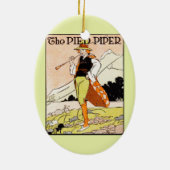 De kinderzuster van het Pied Piper Keramisch Ornament (Achterkant)
