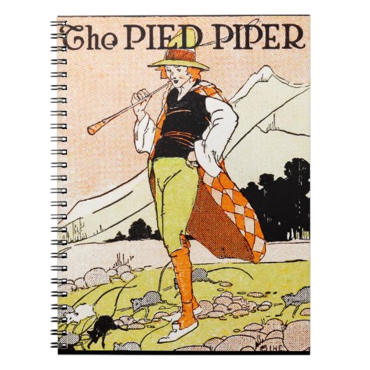 De kinderzuster van het Pied Piper Notitieboek (Voorkant)
