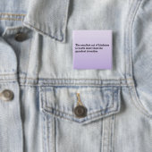 De Kindness van anderen Vierkante Button 5,1 Cm (In situ)