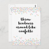 De Kindness van de draad rond Citaat Briefkaart (Voorkant / Achterkant)