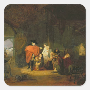 De Kindness van Louis XVI Vierkante Sticker