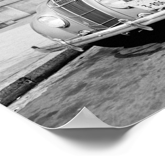 De Kingfish - Huey Long with zijne auto - 1935 Poster (Hoek)