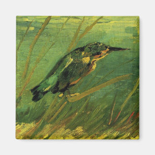De Kingfisher Van Gogh Fine Art Magneet