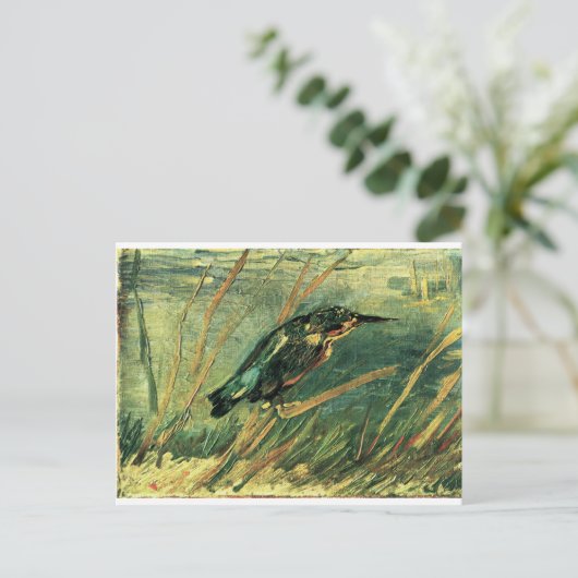 De Kingfisher van Vincent van Gogh Briefkaart (Staand voorkant)