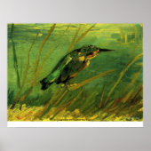 De Kingfisher van Vincent van Gogh Poster (Voorkant)