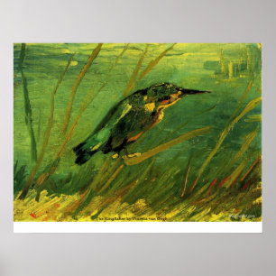 De Kingfisher van Vincent van Gogh Poster
