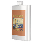 De King's Mannen Schaakspeler Flacon (Links)