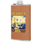 De King's Mannen Schaakspeler Heupfles (Links)