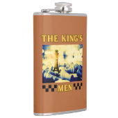 De King's Mannen Schaakspeler Heupfles (Rechts)