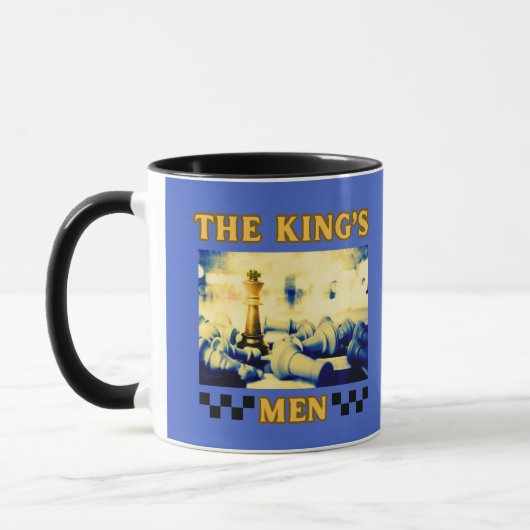 De King's Mannen Schaakspeler Mok (Links)