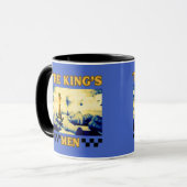 De King's Mannen Schaakspeler Mok (Voorkant links)
