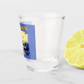 De King's Mannen Schaakspeler Shot Glas (Rechts)