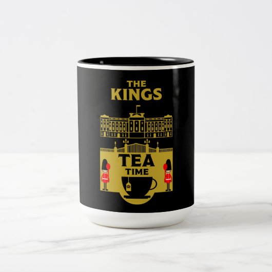 De Kings Tea Royal Corporation Large Coffee Mok (Center)