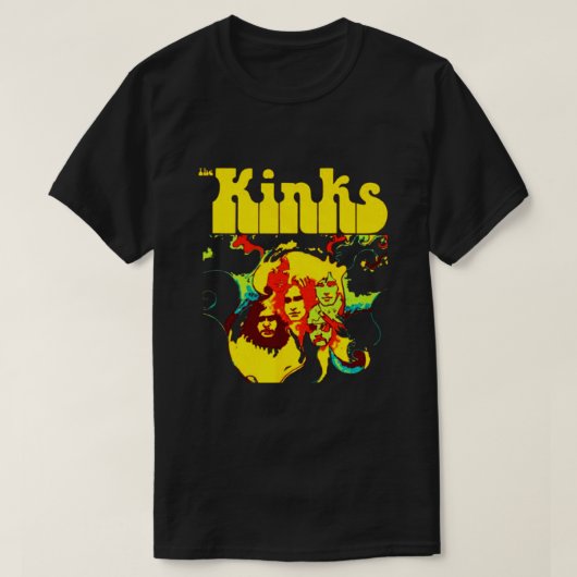 De Kinks Love Rock Band Art Essential T-Shirt (Design voorkant)