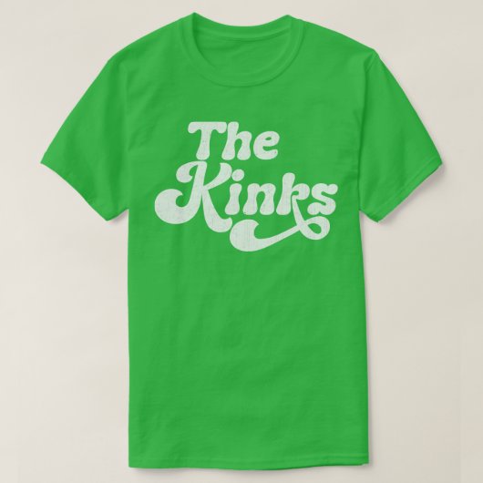 De Kinks Retro Faded stijl T-shirt (Design voorkant)