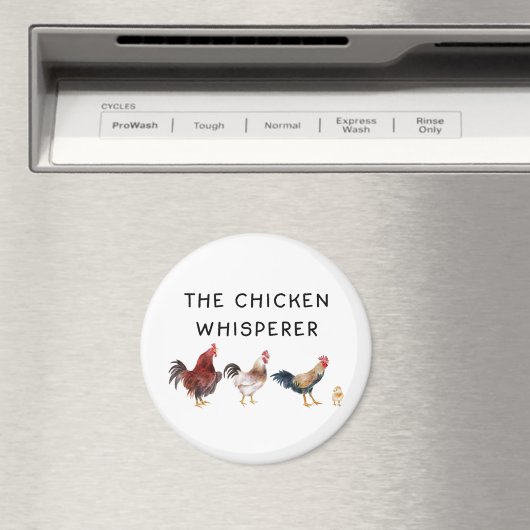 De kip fluistert grappig magneet (Insitu (Vaatwasser))