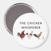 De kip fluistert grappig magneet (Voorkant / Achterkant)