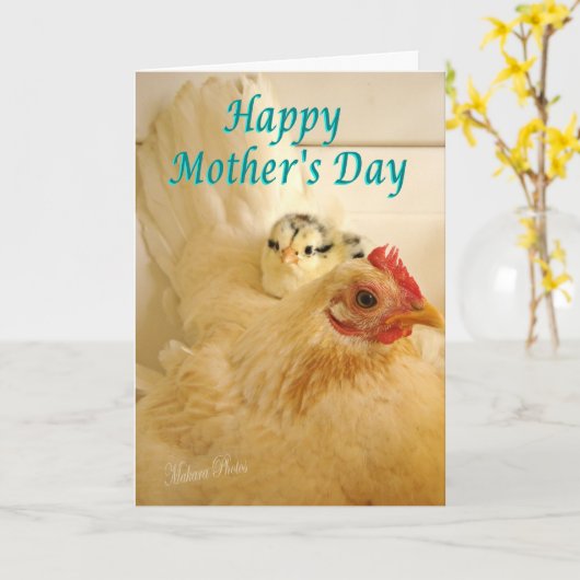 De kip & het kuiken van Banty Kaart (Gele Bloem)