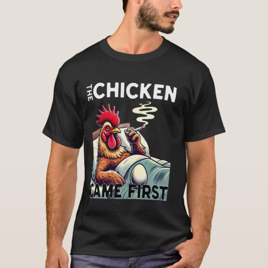 De Kip Kwam Eerst T-shirt (Voorkant)