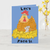 De Kip van het land en de Kaart van de Verjaardag (Gele Bloem)