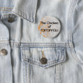 De kip van TOMORROW Ronde Button 5,7 Cm (In situ)