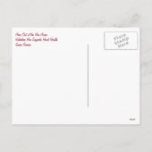 De Kip van Valentijn steunt de Gezondheid van de Feestdagenkaart (Achterkant)